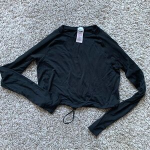 GYMSHARK Black Long Sleeve Top
